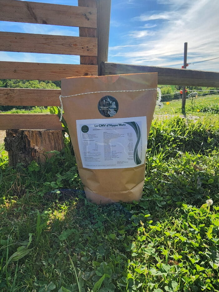 Sac CMV d'Hippo'Mets 20kg, complément minéral vitaminique pour cheval